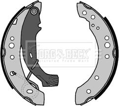 Borg & Beck BBS6335 - Brake Shoe Set www.autospares.lv