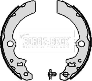 Borg & Beck BBS6333 - Bremžu loku komplekts www.autospares.lv