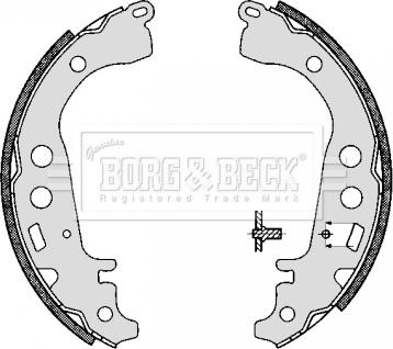 Borg & Beck BBS6294 - Bremžu loku komplekts www.autospares.lv