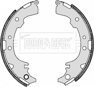 Borg & Beck BBS6295 - Bremžu loku komplekts www.autospares.lv