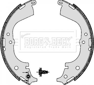 Borg & Beck BBS6291 - Bremžu loku komplekts www.autospares.lv