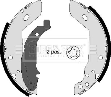 Borg & Beck BBS6240 - Bremžu loku komplekts autospares.lv