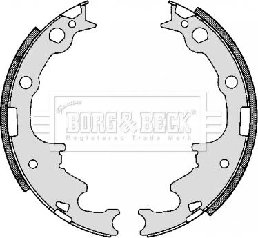 Borg & Beck BBS6269 - Bremžu loku komplekts www.autospares.lv