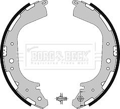 Borg & Beck BBS6200 - Brake Shoe Set www.autospares.lv