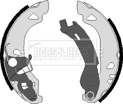 Borg & Beck BBS6220 - Bremžu loku komplekts autospares.lv