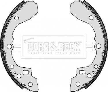 Borg & Beck BBS6274 - Bremžu loku komplekts www.autospares.lv