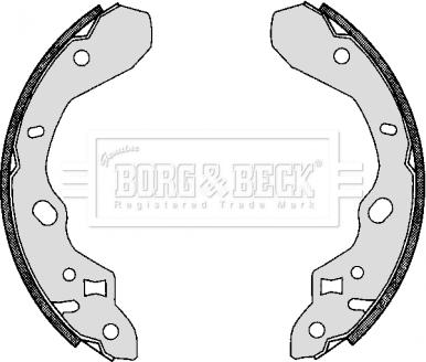 Borg & Beck BBS6275 - Bremžu loku komplekts www.autospares.lv