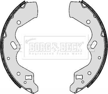 Borg & Beck BBS6276 - Bremžu loku komplekts www.autospares.lv