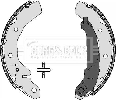 Borg & Beck BBS6270 - Bremžu loku komplekts www.autospares.lv