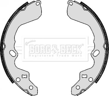 Borg & Beck BBS6273 - Bremžu loku komplekts www.autospares.lv