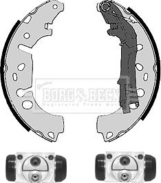 Borg & Beck BBS1094K - Bremžu loku komplekts autospares.lv