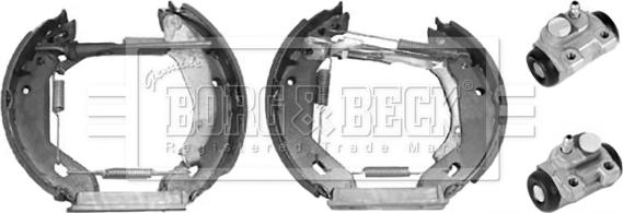 Borg & Beck BBS1065K - Bremžu loku komplekts www.autospares.lv