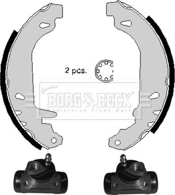 Borg & Beck BBS1009K - Bremžu loku komplekts www.autospares.lv