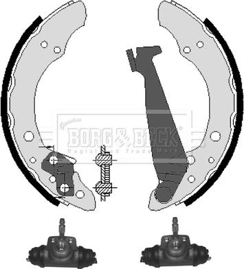 Borg & Beck BBS1031K - Bremžu loku komplekts www.autospares.lv