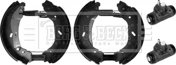 Borg & Beck BBS1145K - Bremžu loku komplekts www.autospares.lv