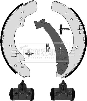 Borg & Beck BBS1125K - Bremžu loku komplekts www.autospares.lv