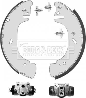 Borg & Beck BBS1121K - Bremžu loku komplekts www.autospares.lv