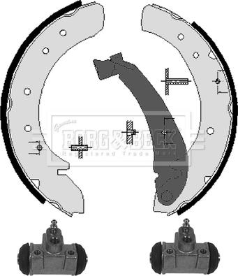 Borg & Beck BBS1127K - Bremžu loku komplekts www.autospares.lv