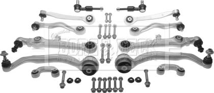 Borg & Beck BCA7117K - Suspension Kit www.autospares.lv