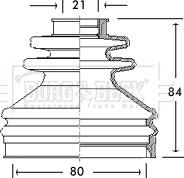 Borg & Beck BCB2699 - Bellow, drive shaft www.autospares.lv