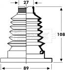 Borg & Beck BCB2802 - Пыльник, приводной вал www.autospares.lv