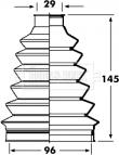 Borg & Beck BCB2361 - Пыльник, приводной вал www.autospares.lv