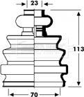 Borg & Beck BCB2794 - Пыльник, приводной вал www.autospares.lv