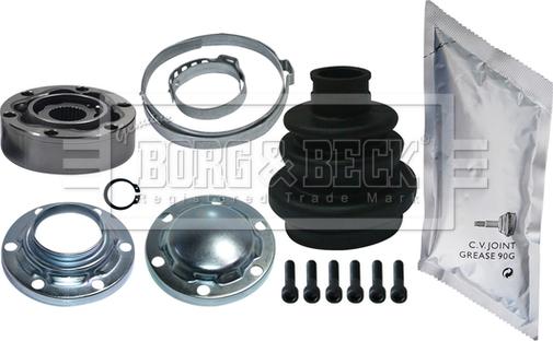 Borg & Beck BCJ1198 - Шарнирный комплект, ШРУС, приводной вал www.autospares.lv