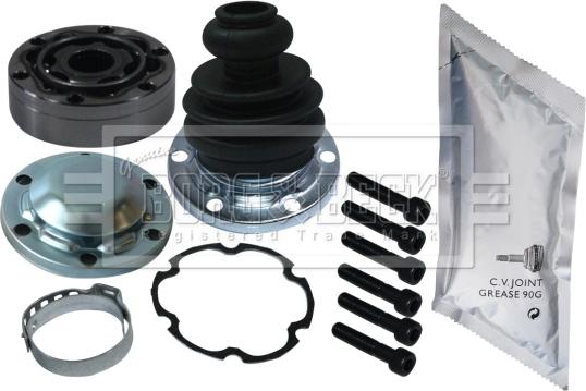 Borg & Beck BCJ1266 - Шарнирный комплект, ШРУС, приводной вал www.autospares.lv