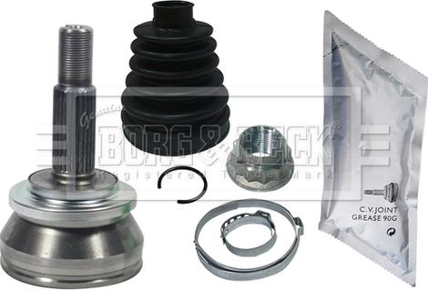 Borg & Beck BCJ1267 - Шарнирный комплект, ШРУС, приводной вал www.autospares.lv