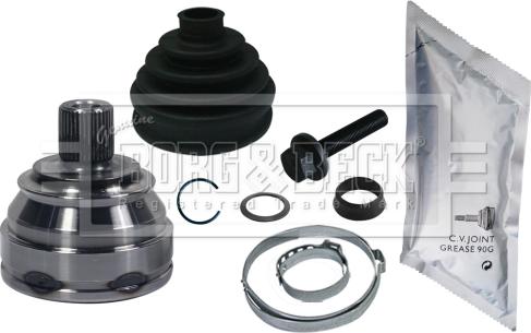 Borg & Beck BCJ1214 - Шарнирный комплект, ШРУС, приводной вал www.autospares.lv