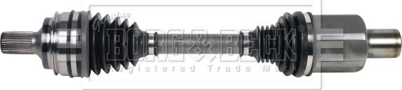 Borg & Beck BDS1274 - Drive Shaft www.autospares.lv