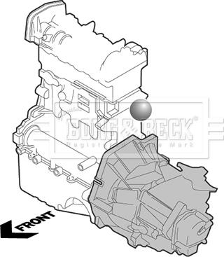 Borg & Beck BEM4198 - Piekare, Dzinējs www.autospares.lv