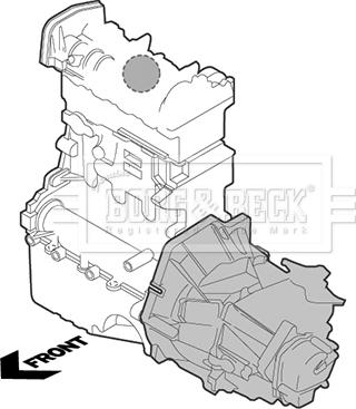 Borg & Beck BEM4122 - Piekare, Dzinējs www.autospares.lv