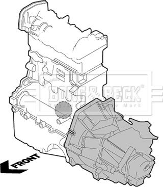 Borg & Beck BEM4343 - Piekare, Dzinējs www.autospares.lv