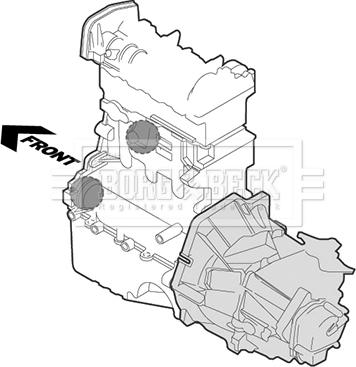 Borg & Beck BEM4381 - Piekare, Dzinējs www.autospares.lv