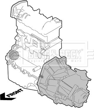 Borg & Beck BEM4247 - Piekare, Dzinējs www.autospares.lv