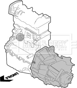 Borg & Beck BEM3513 - Piekare, Dzinējs www.autospares.lv