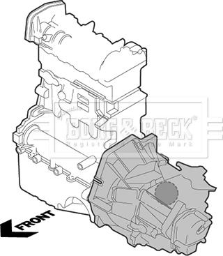 Borg & Beck BEM3564 - Piekare, Dzinējs www.autospares.lv