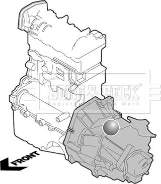 Borg & Beck BEM4270 - Holder, engine mounting www.autospares.lv