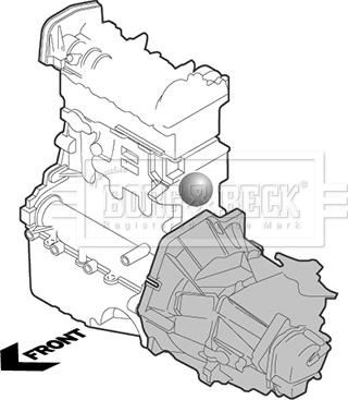 Borg & Beck BEM4287 - Piekare, Dzinējs www.autospares.lv