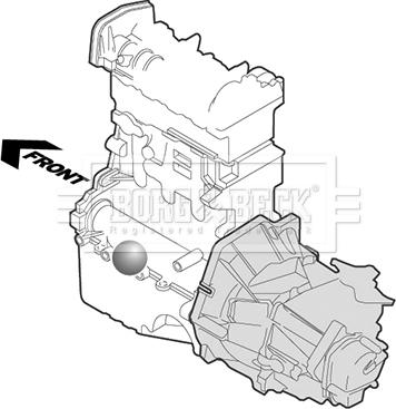 Borg & Beck BEM3170 - Piekare, Dzinējs www.autospares.lv