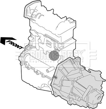 Borg & Beck BEM3878 - Piekare, Dzinējs www.autospares.lv