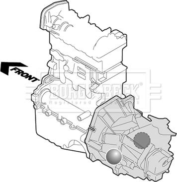 Borg & Beck BEM3207 - Piekare, Dzinējs www.autospares.lv