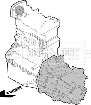 Borg & Beck BEM4393 - Piekare, Dzinējs autospares.lv