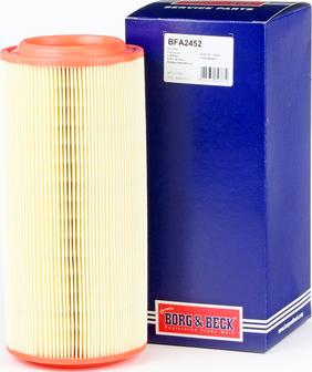 Borg & Beck BFA2452 - Air Filter, engine www.autospares.lv