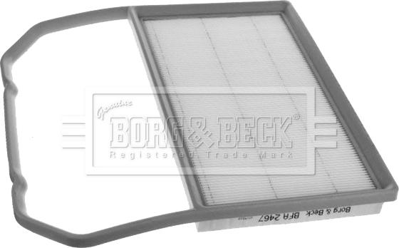 Borg & Beck BFA2467 - Gaisa filtrs www.autospares.lv