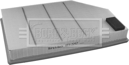 Borg & Beck BFA2257 - Gaisa filtrs www.autospares.lv