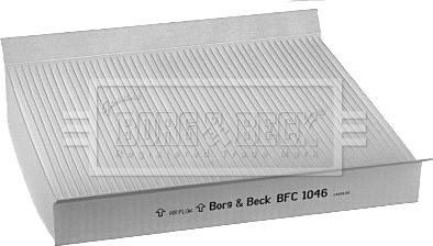 Borg & Beck BFC1046 - Filtrs, Salona telpas gaiss www.autospares.lv