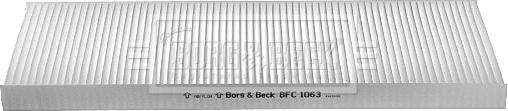 Borg & Beck BFC1063 - Filtrs, Salona telpas gaiss www.autospares.lv